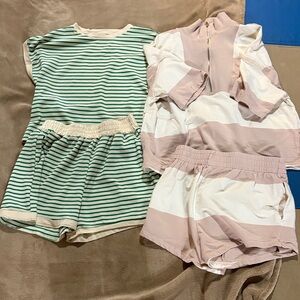 Women's Two-Tone Shorts